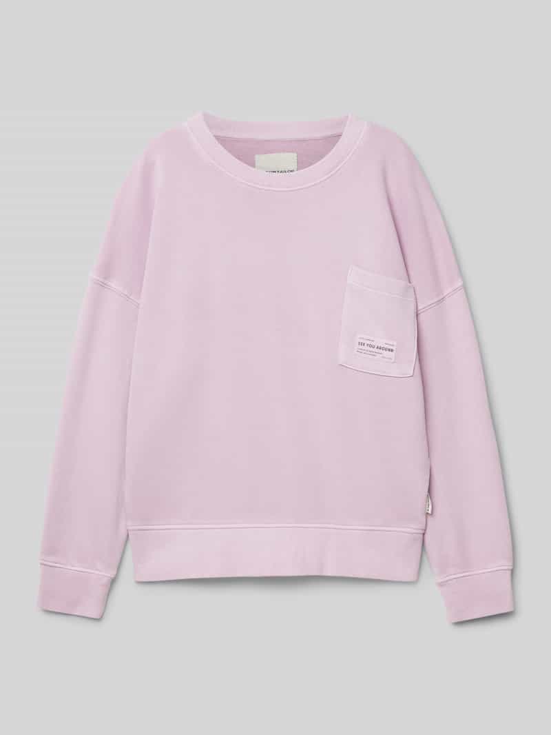Bluza o kroju oversized z czystej bawełny
