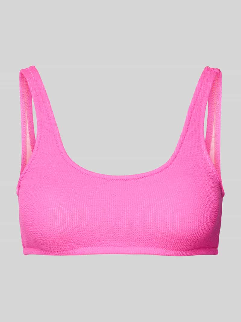 Top bikini z detalem z logo model ‘JUSTIN’