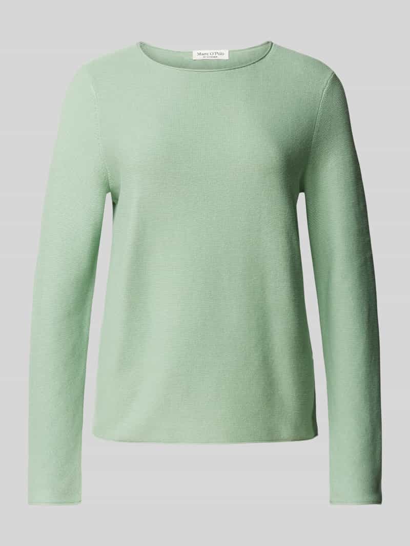 Sweter z dzianiny o kroju regular fit z miękkiej bawełny
