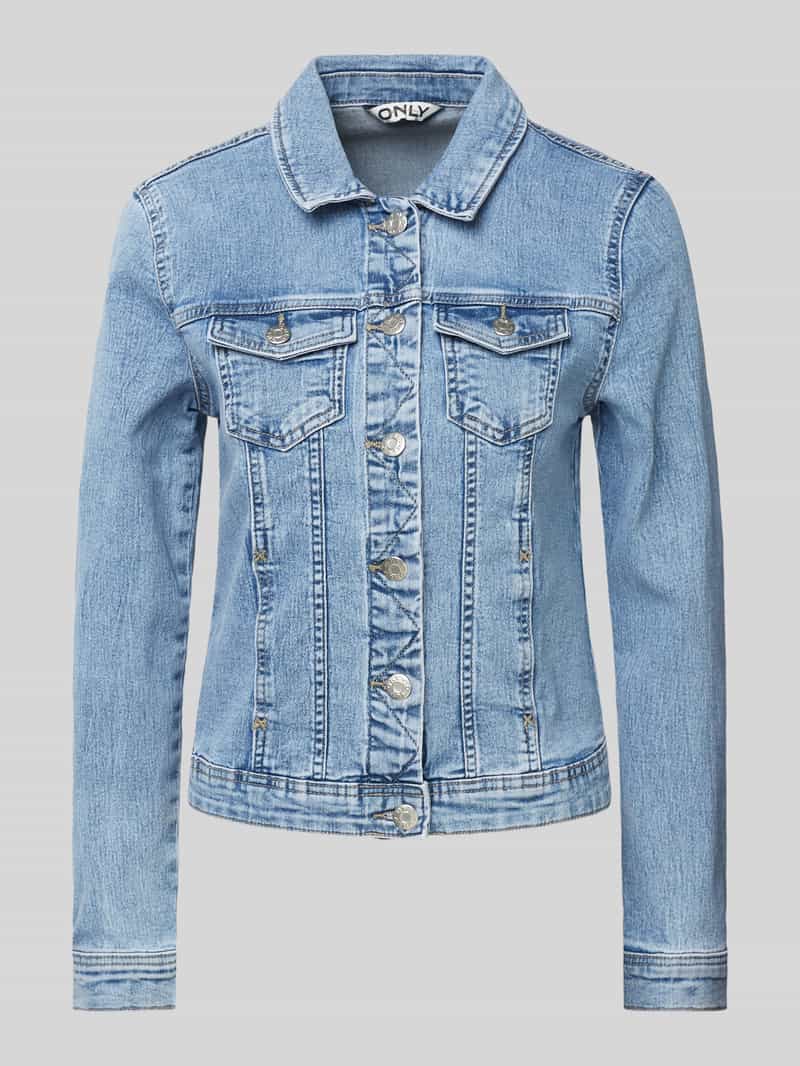 Kurtka jeansowa o kroju regular fit z dodatkiem bawełny model ‘WONDER’
