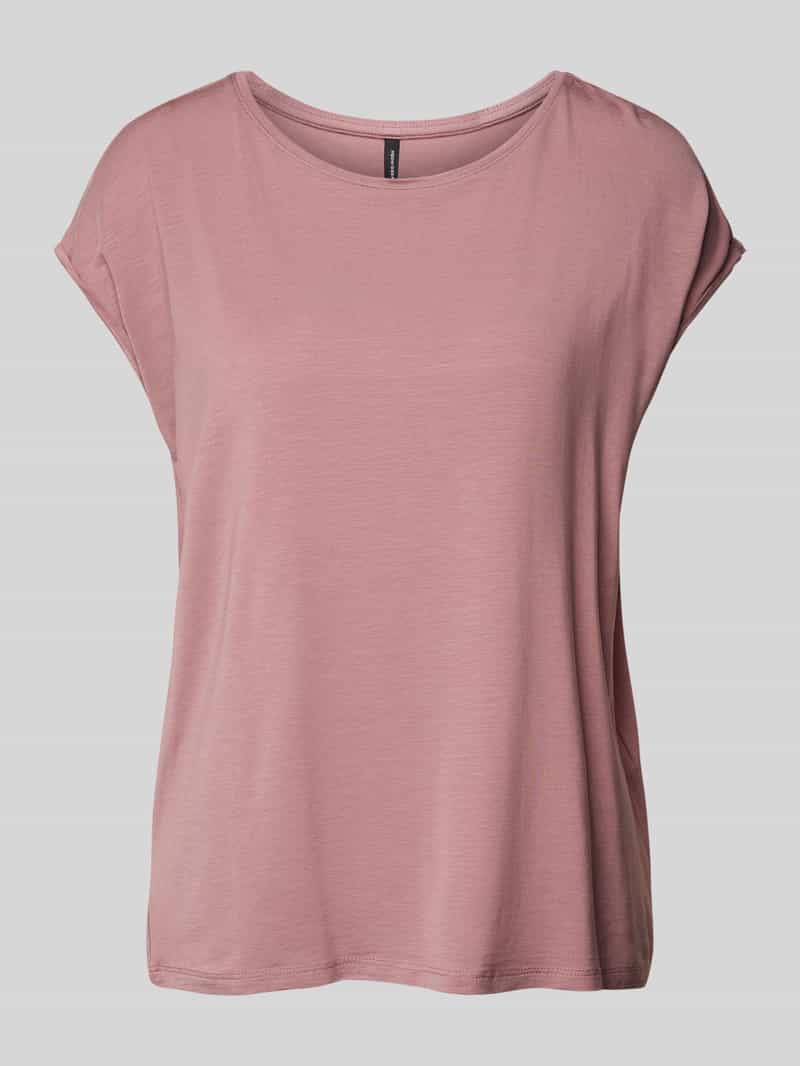 T-shirt o kroju regular fit z mieszanki lyocellu model ‘AVA’