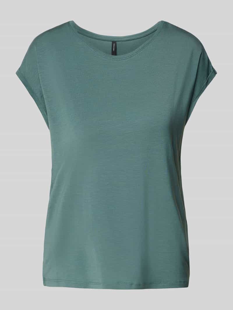 T-shirt o kroju regular fit z mieszanki lyocellu model ‘AVA’