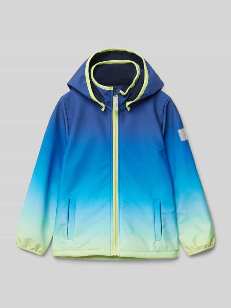 Kurtka softshell z kieszeniami zapinanymi na zamek błyskawiczny model ‘MALTA’