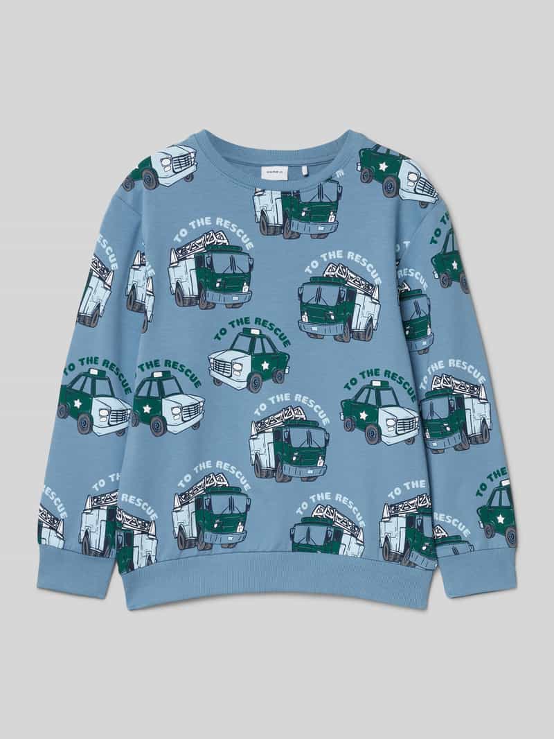 Bluza z prążkowanymi wykończeniami model ‘NMMDIBBO’
