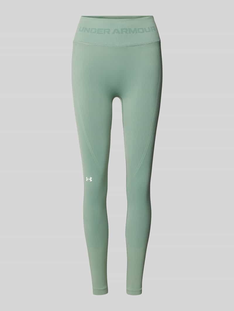 Legginsy sportowe o kroju super skinny fit z detalami z logo