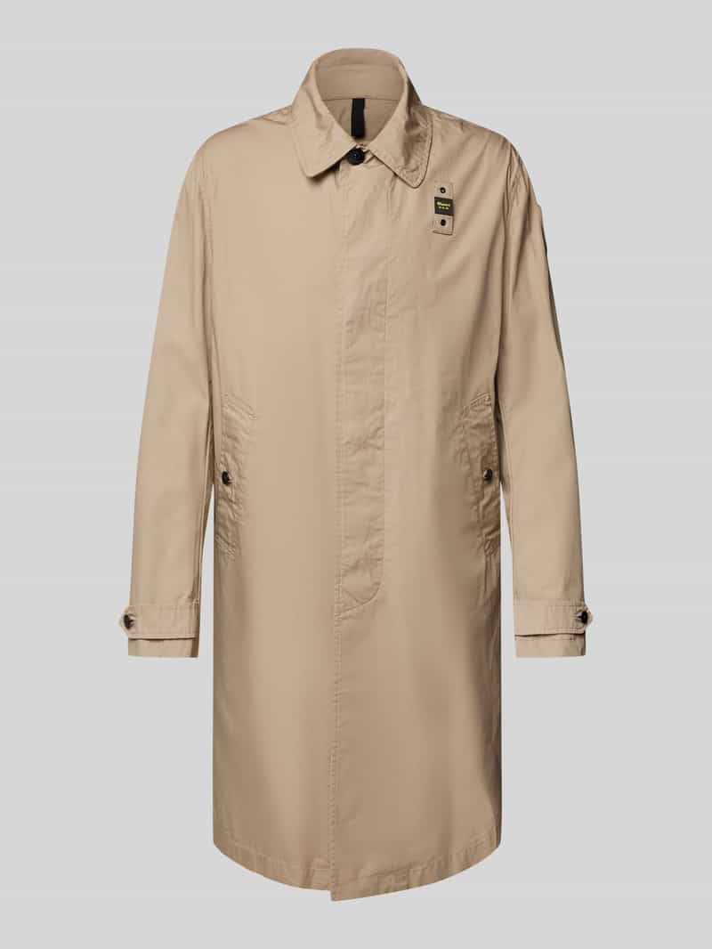 Płaszcz z naszywką z logo model ‘HUDSON’