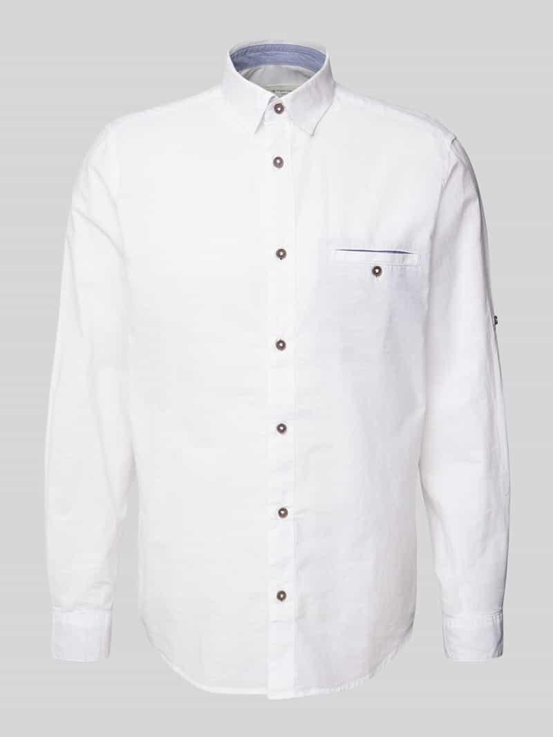 Koszula casualowa o kroju regular fit z cieniowanej przędzy