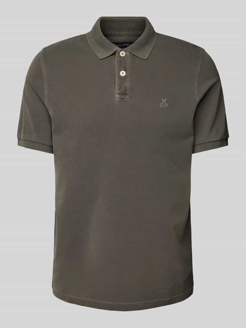 Koszulka polo o kroju regular fit z czystej bawełny z wyhaftowanym logo