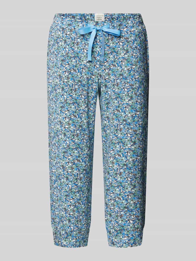 Bermudy o kroju slim fit z tunelem model ‘Mix+Relax’