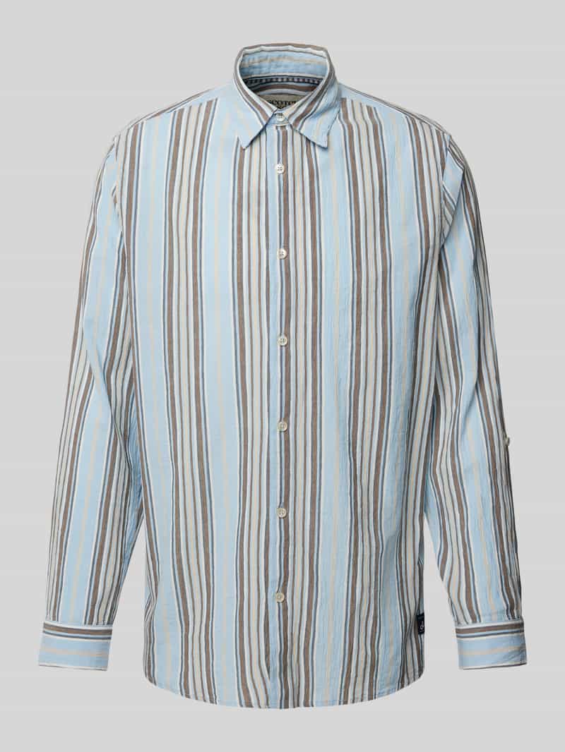 Koszula casualowa o kroju regular fit z efektem marszczenia