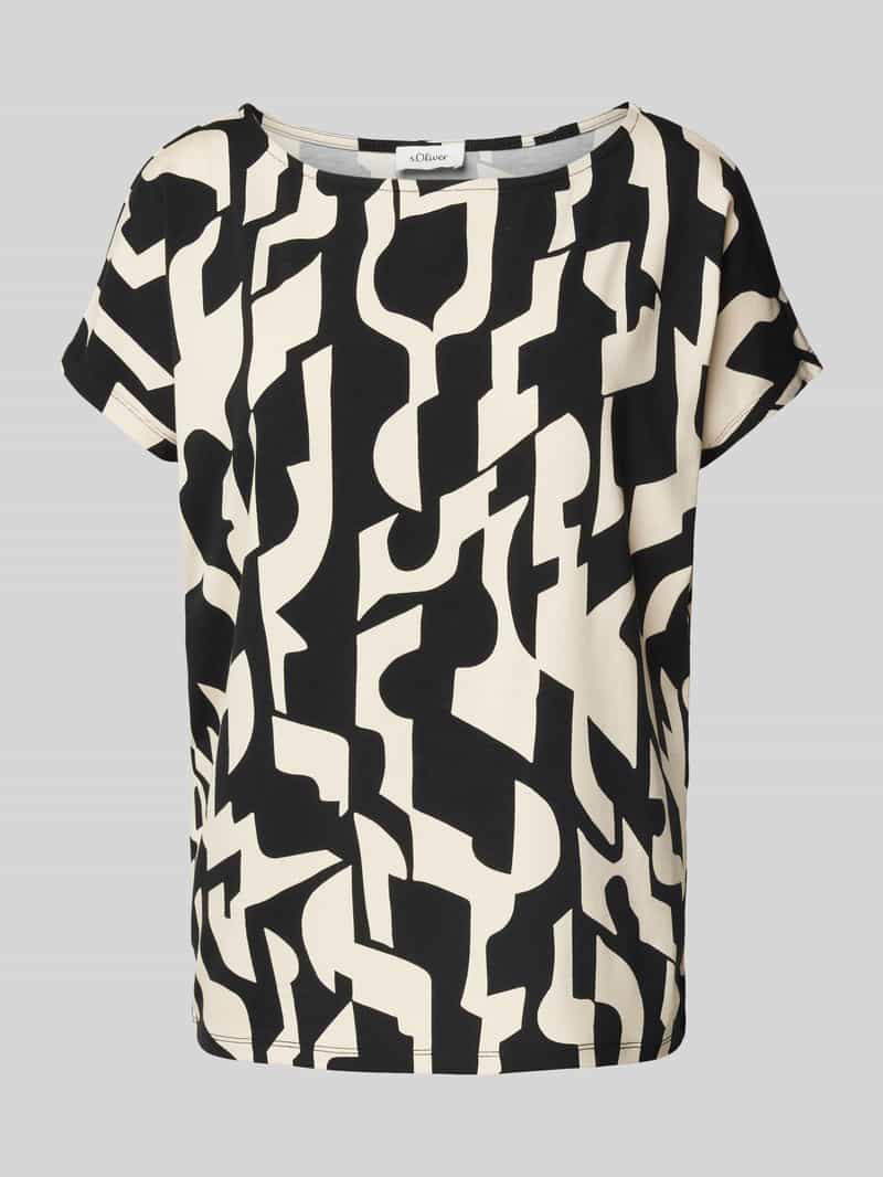 T-shirt o kroju relaxed fit z mieszanki wiskozy i elastanu