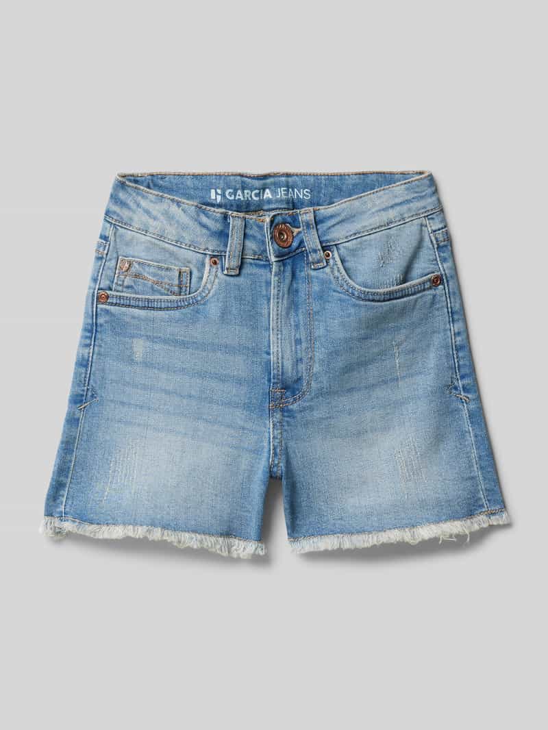 Szorty jeansowe o kroju regular fit z 5 kieszeniami model ‘Rianna’