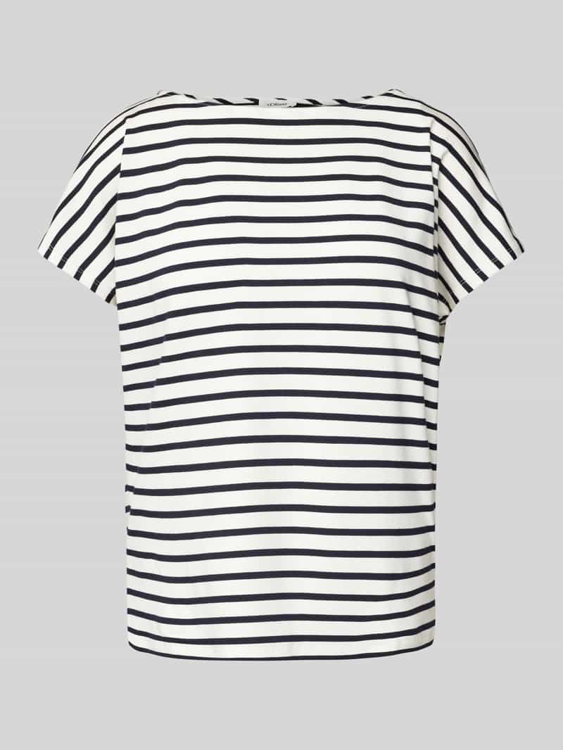 T-shirt o kroju relaxed fit z mieszanki wiskozy i elastanu