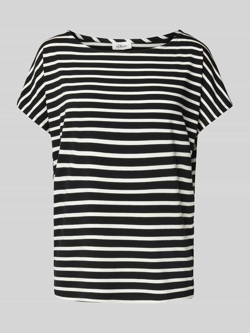 T-shirt o kroju relaxed fit z mieszanki wiskozy i elastanu