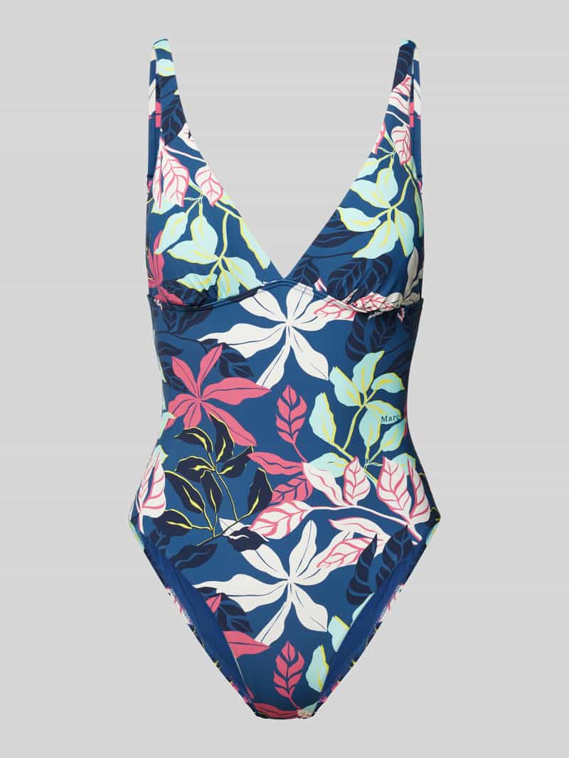 Kostium kąpielowy z kwiatowym wzorem