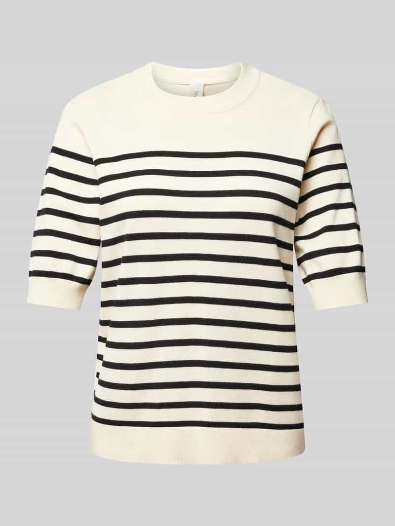 Sweter z dzianiny z rękawem o dł. 1/2 model ‘LENA’