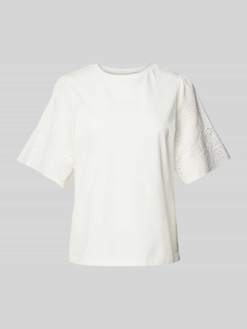 T-shirt z ażurowym wzorem model ‘YASLEX’
