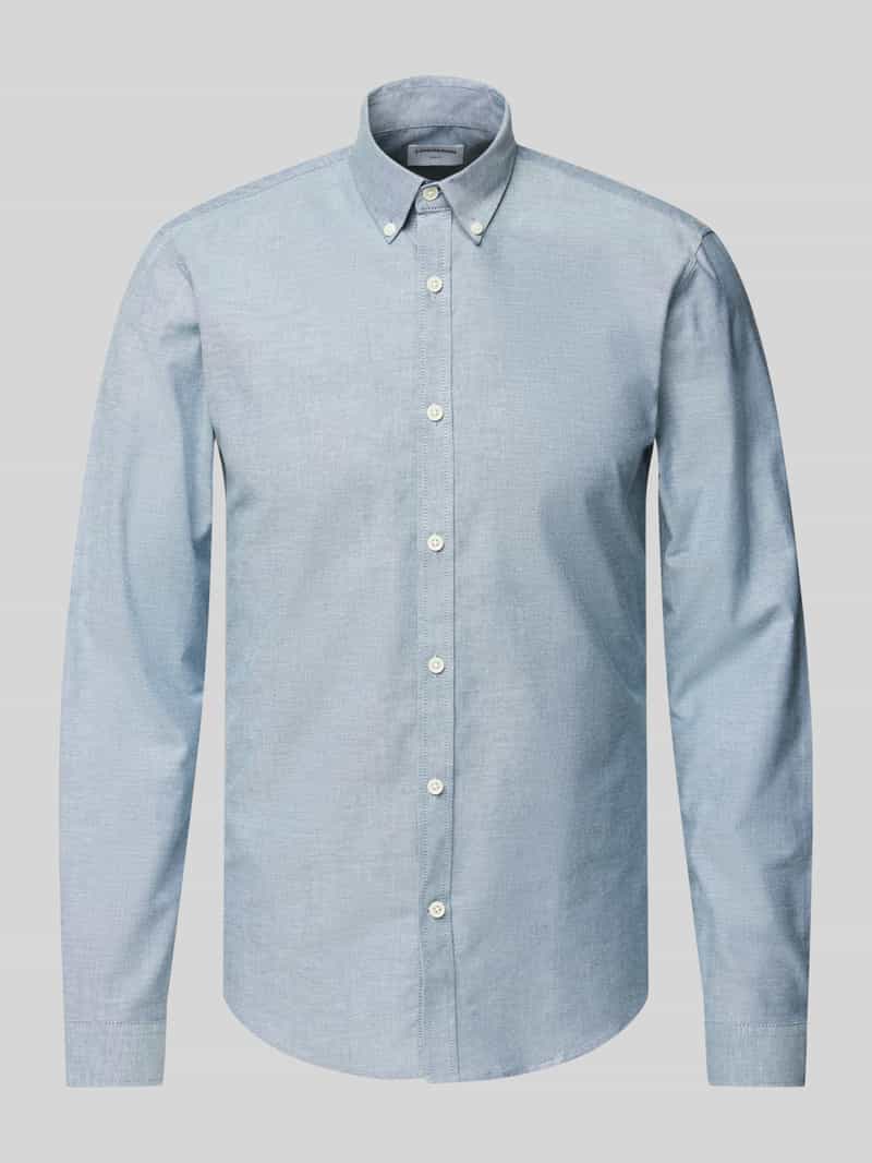 Koszula casualowa o kroju slim fit z listwą guzikową model ‘Oxford’