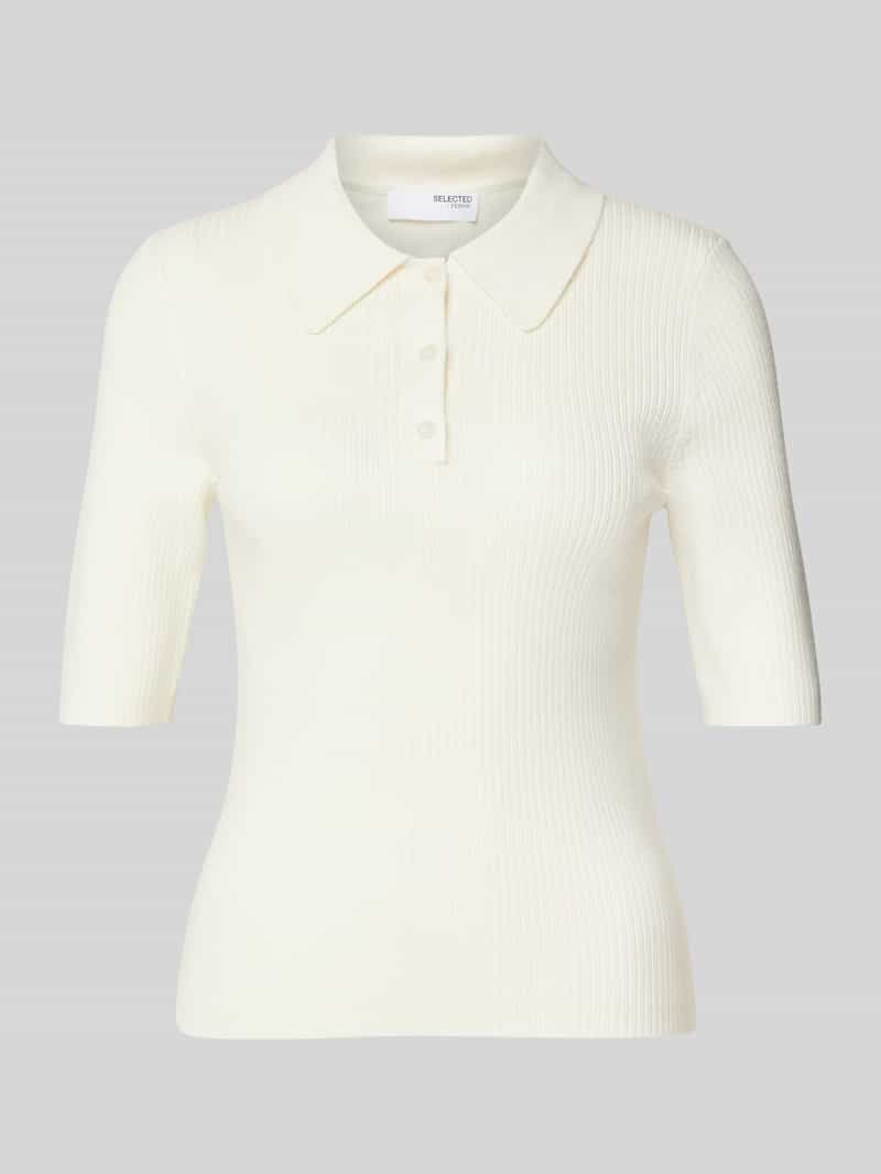 Koszulka polo z rękawem o dł. 1/2 model ‘HELEN’