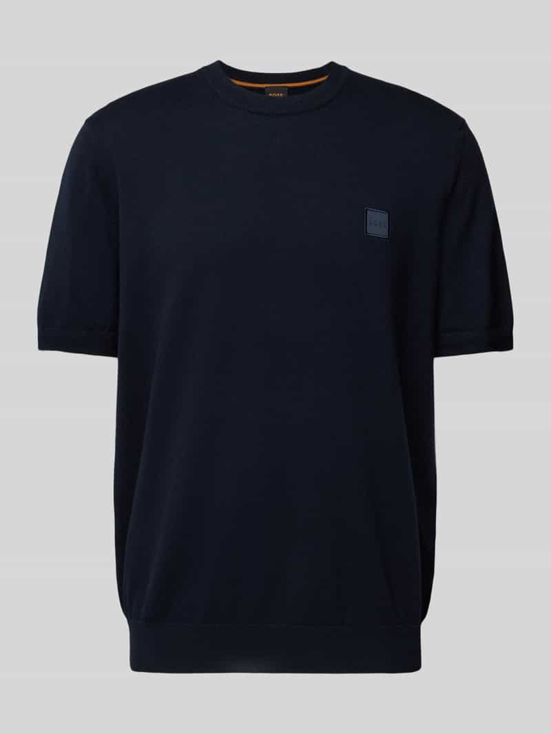 T-shirt z naszywką z logo model ‘Kanache’