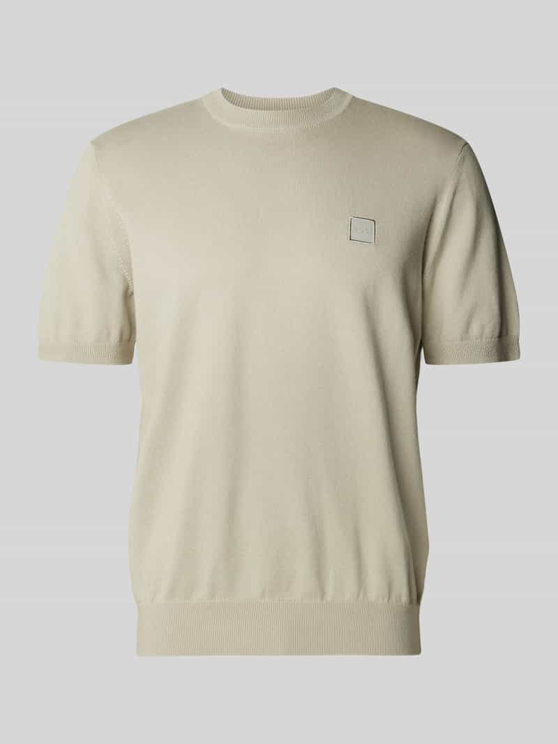 T-shirt z naszywką z logo model ‘Kanache’