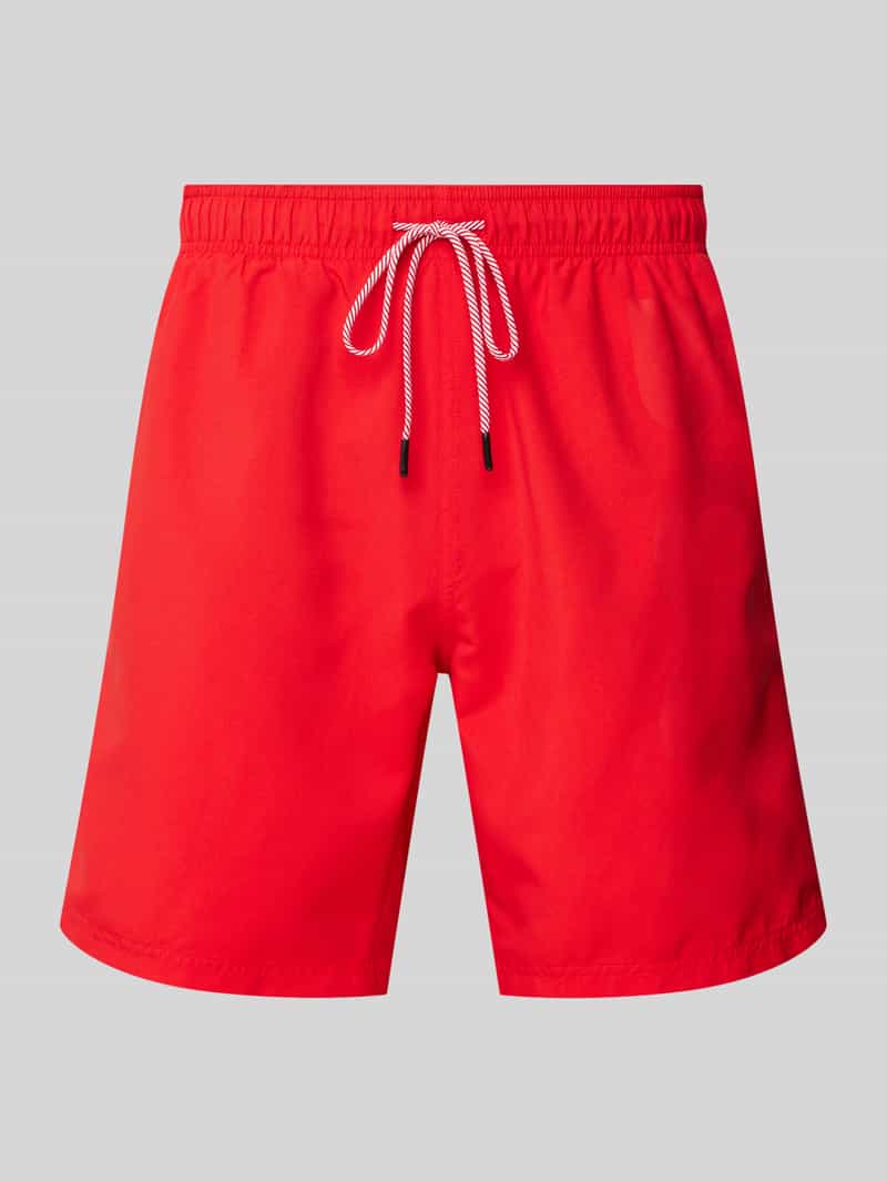 Spodenki kąpielowe o kroju regular fit z nadrukiem z logo model ‘Orca’