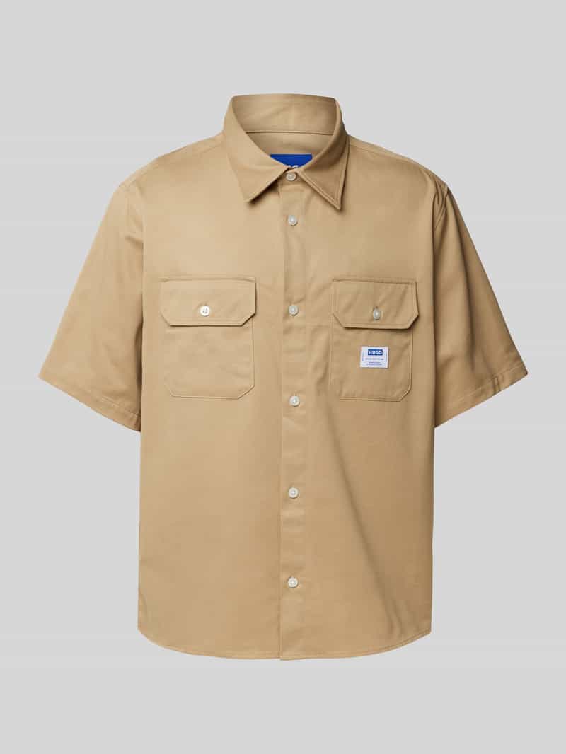 Koszula casualowa z kieszenią na piersi model ‘Ekyno’