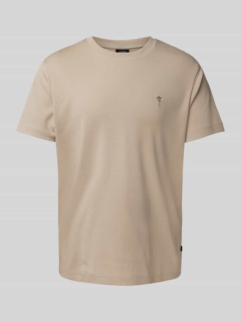 T-shirt z wyhaftowanym logo model ‘Priamo’