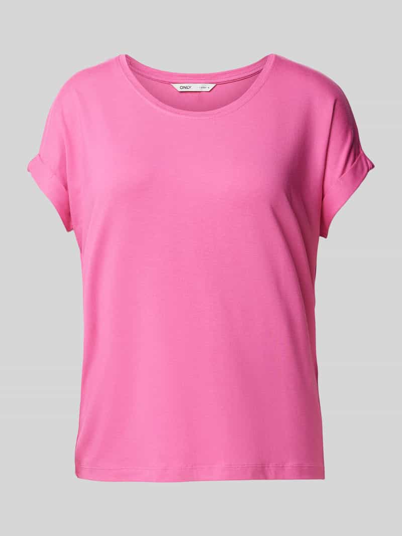 T-shirt o kroju regular fit z dodatkiem wiskozy m ‘MOSTER’