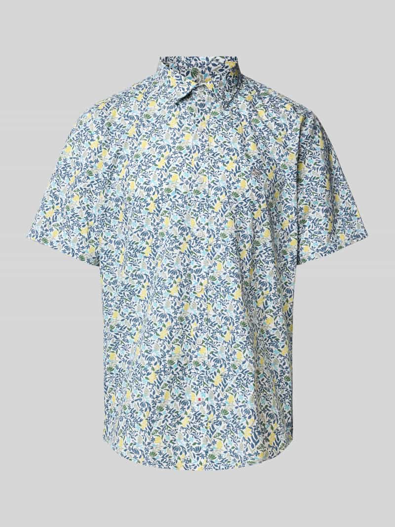 Koszula casualowa o kroju regular fit z kołnierzykiem typu kent model ‘CONCEALLED’