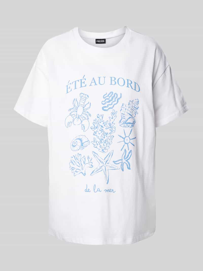 T-shirt o kroju regular fit z czystej bawełny model ‘TAYLOR’