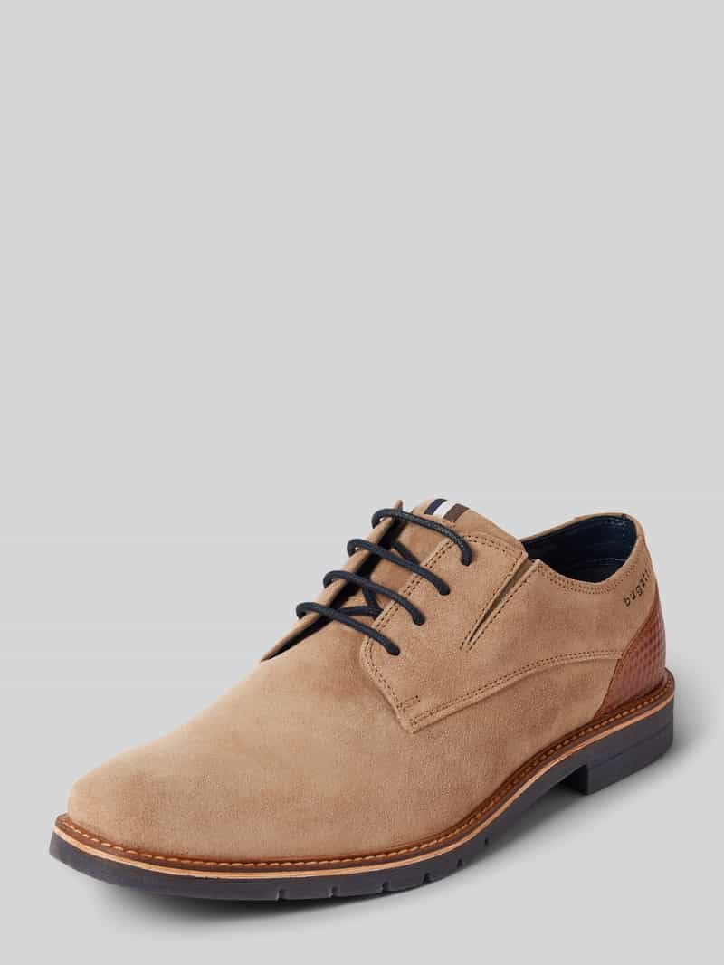 Buty derby z detalami z logo model ‘Merlo’