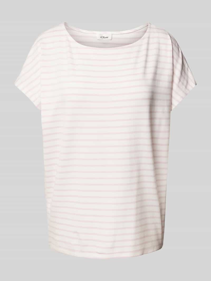T-shirt o kroju relaxed fit z mieszanki wiskozy z obniżonymi ramionami
