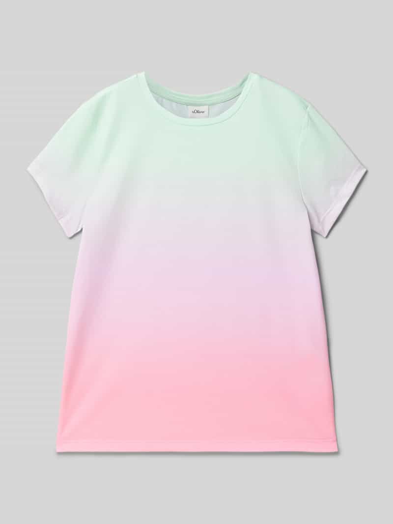 T-shirt o kroju regular fit z okrągłym dekoltem