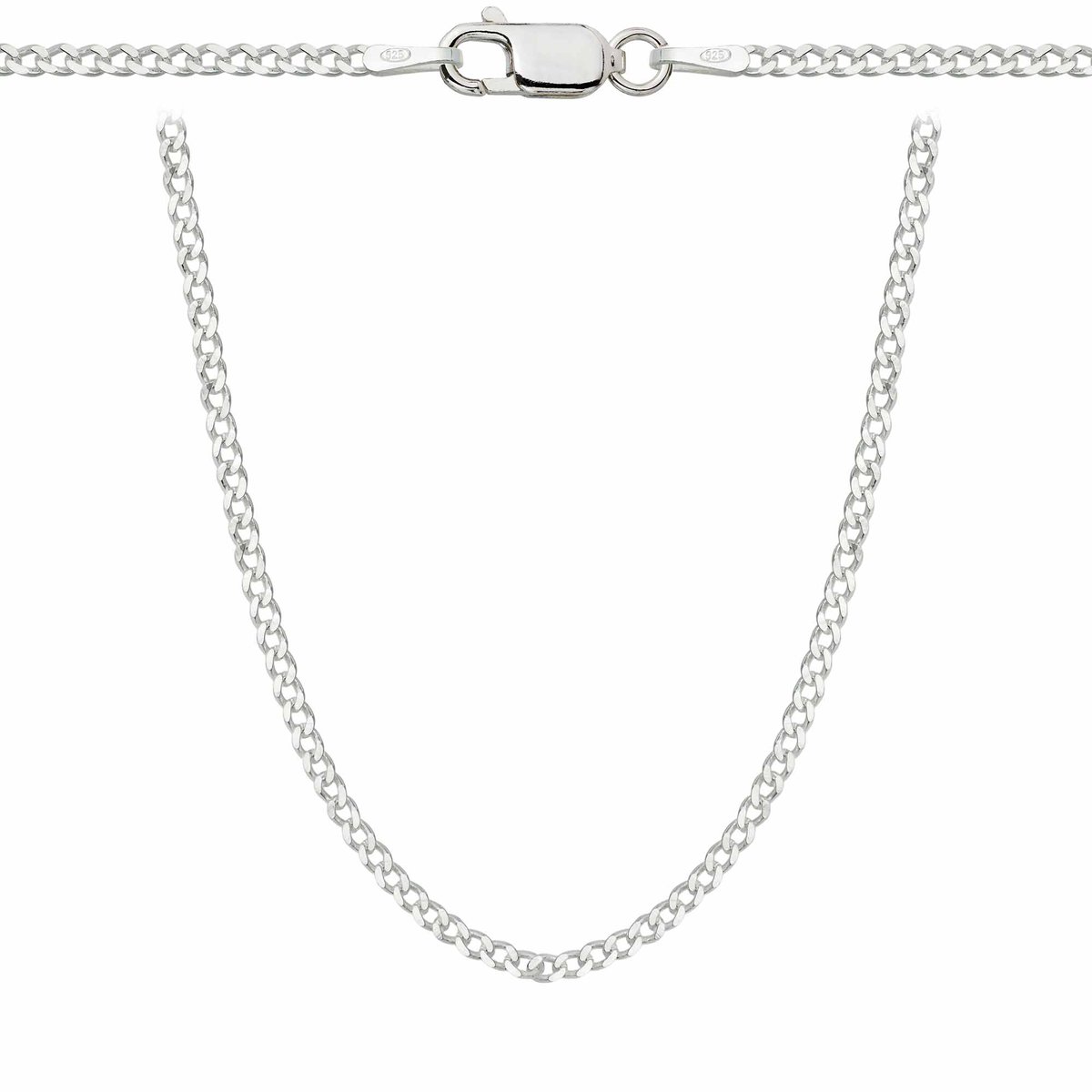 OPRAVA SREBRNY ŁAŃCUSZEK PANCERKA 925 - 2MM 50cm