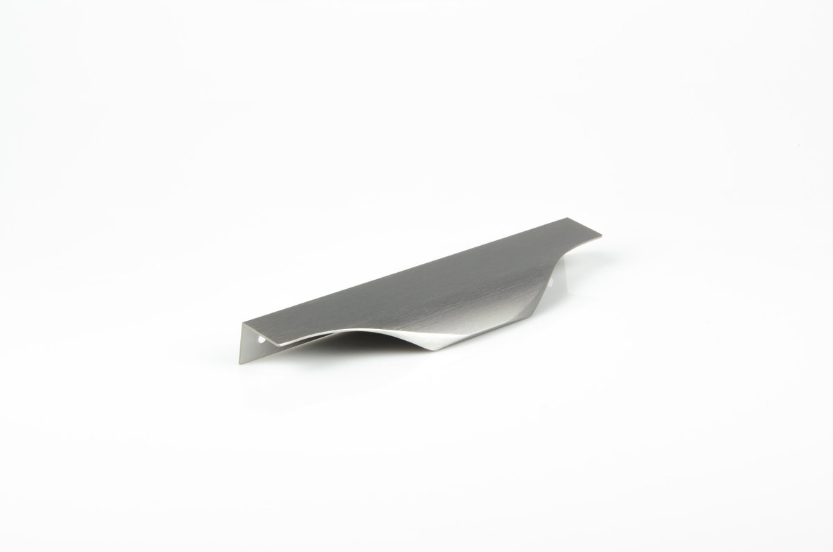 Uchwyt meblowy krawędziowy INOX lekki wytrzymały UA04 do szafek 128/148