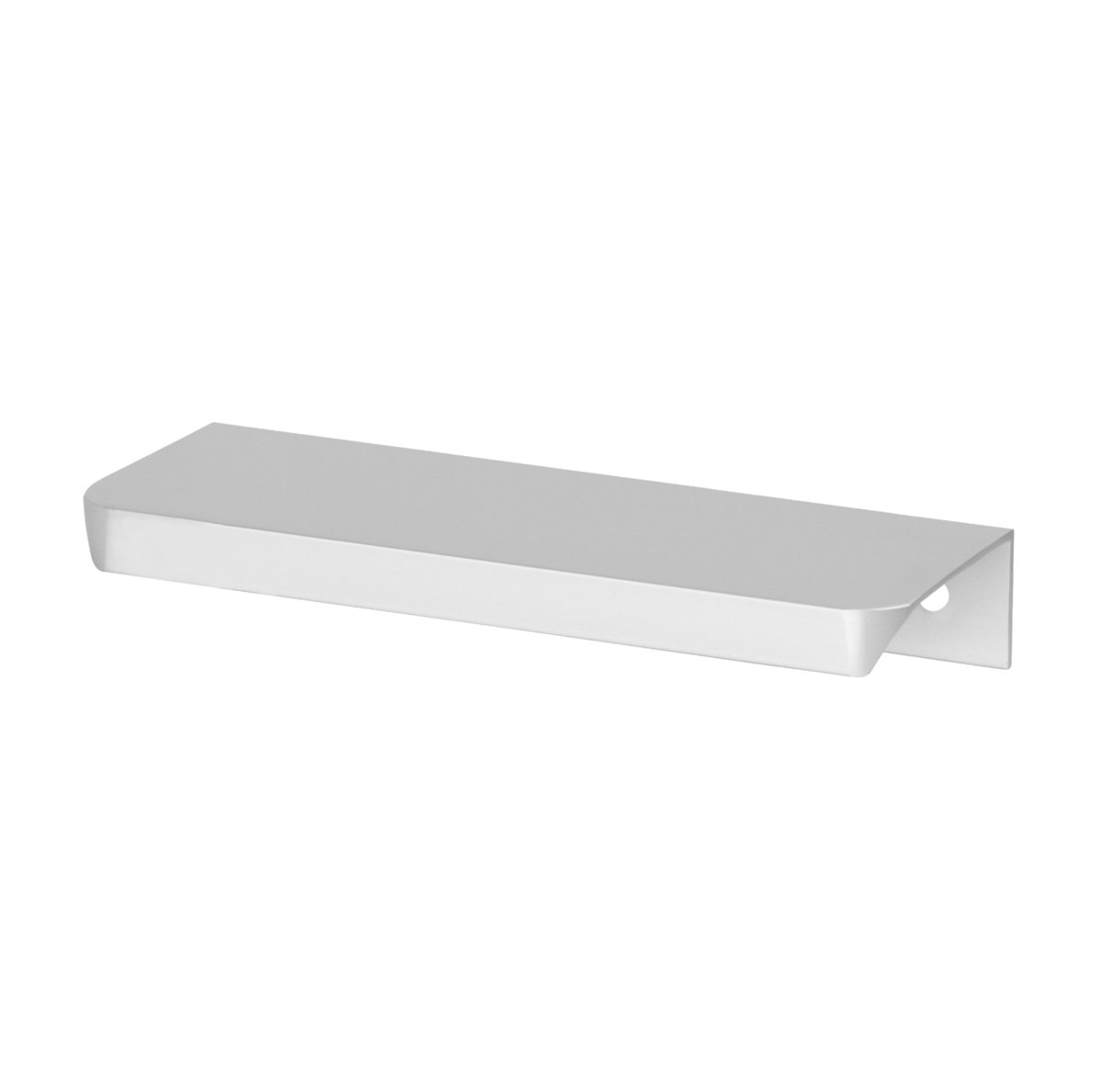 Uchwyt meblowy krawędziowy ALUMINIUM zaokrąglony LOFT lekki UA06R 8,4cm 64/84