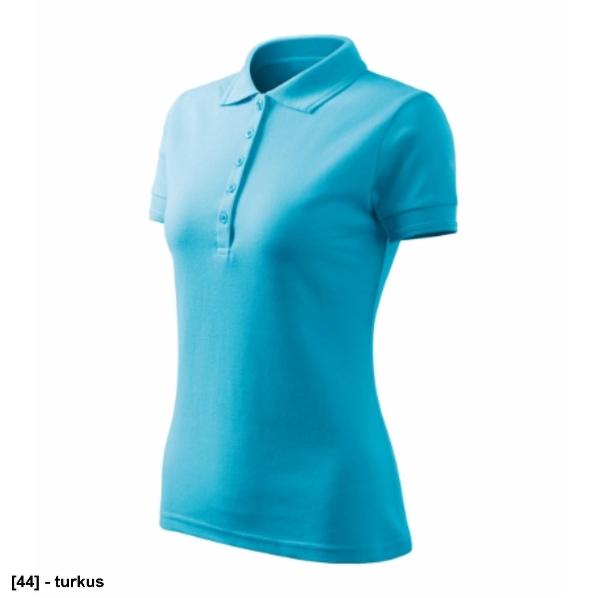 Koszulka polo w kolorze turkus S