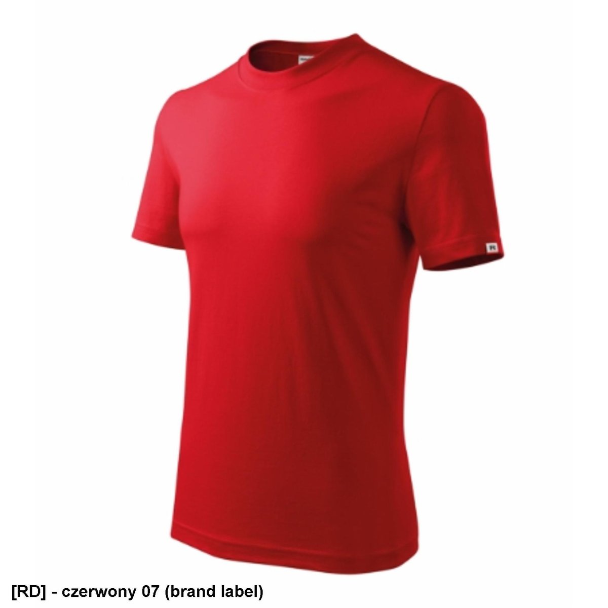 Koszulka kolor czerwony 07 (brand label) XL