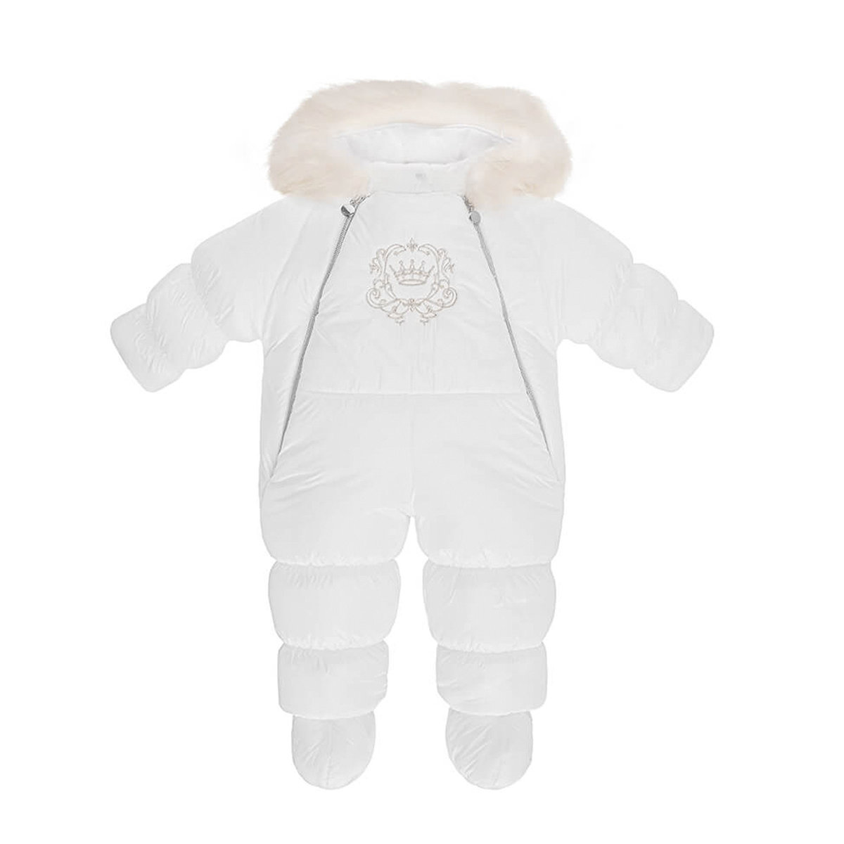 Kombinezon zimowy, ivory 86