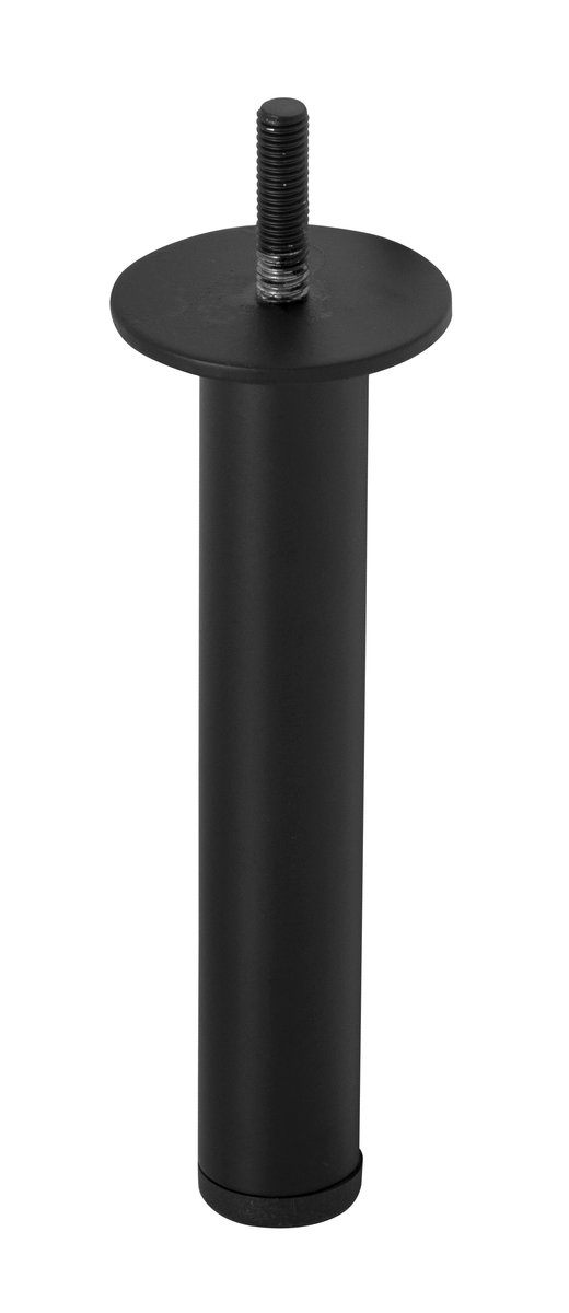 Noga meblowa do łóżka kanapy CZARNY MAT loft prosta uniwersalna H80 mocna SL034
