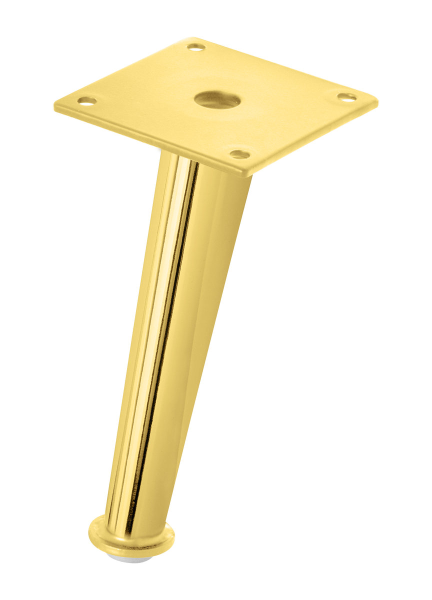 Noga SL021 ZŁOTA Noga meblowa stopka do łóżka kanapy ZŁOTA loft H200 wytrzymała SL021