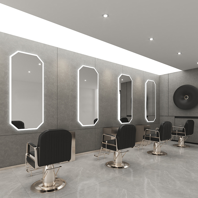 Konsola konsoleta fryzjerska barberska lustro fryzjerskie 170x70 LED PRO