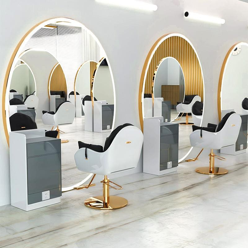 Konsola konsoleta fryzjerska barberska lustro fryzjerskie 200x120 LED PRO