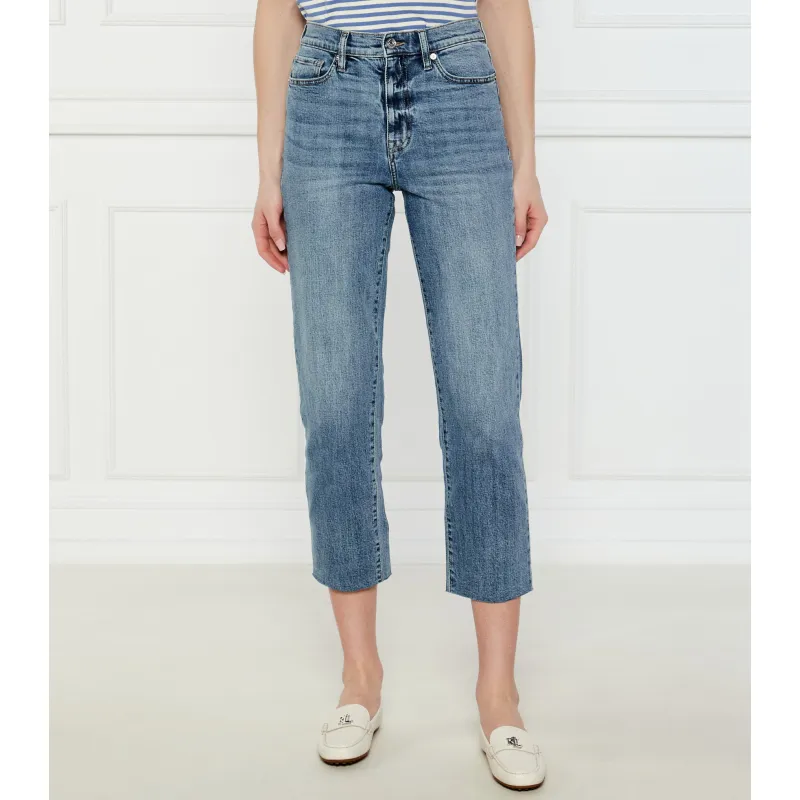 DKNY Jeansy Straight fit high rise