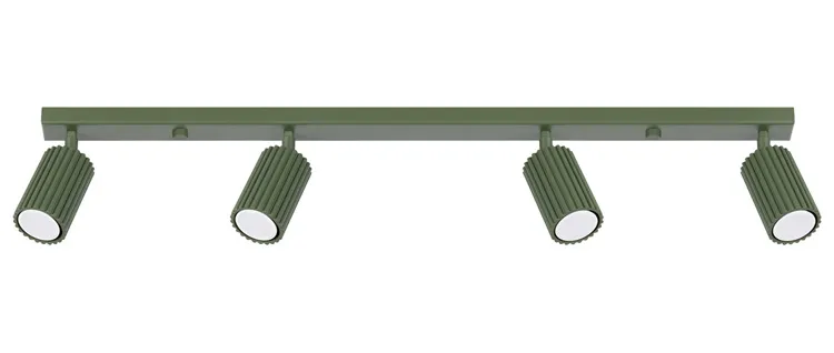 Oliwkowy plafon sufitowy czteropunktowy - D303-Melson