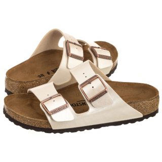 Klapki Arizona BF Graceful Pearl White 1009921 (BK69-a) Birkenstock