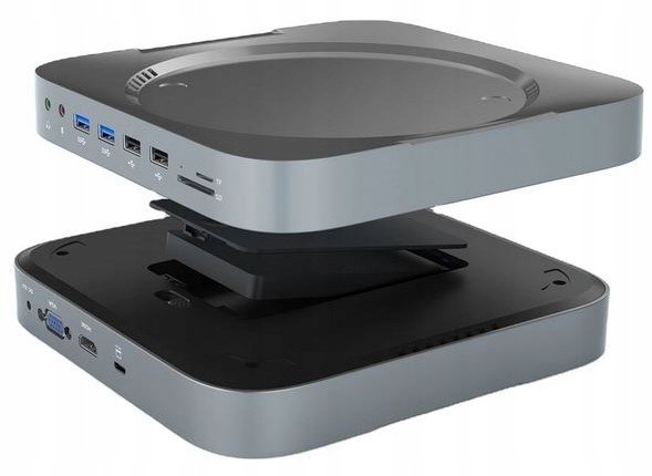Stacja dokująca 12w1 Hub USB C 3.0 SATA III czytnik SD MH483 do MacMini M1