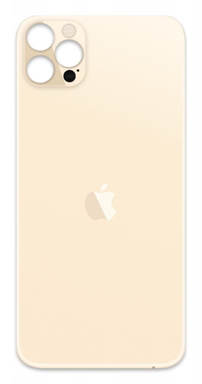 Klapka Plecki Tył iPhone 12 Pro Gold Duże oczko