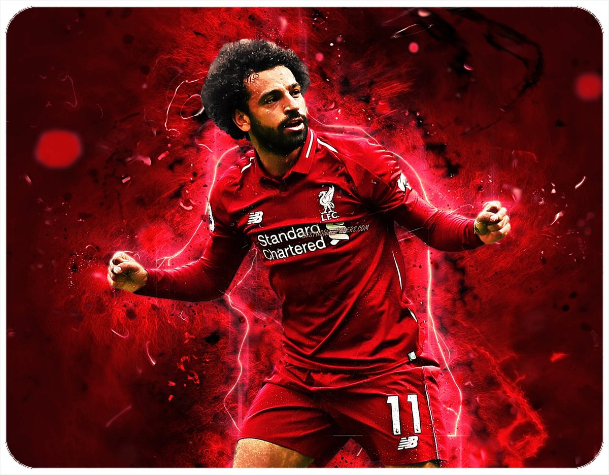 PODKŁADKA POD MYSZKĘ MOHAMED SALAH Z IMIENIEM 23x19CM DO LAPTOPA
